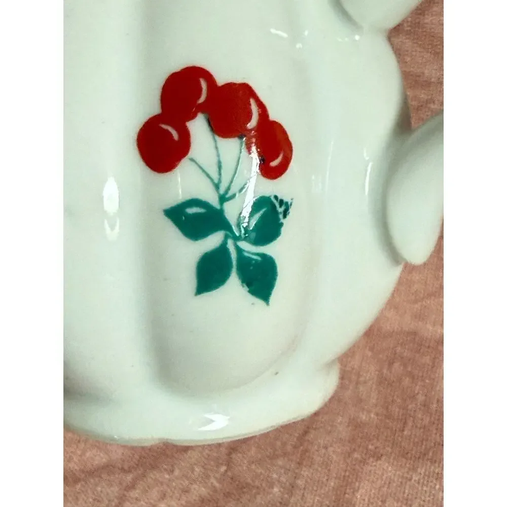 Mini Vintage Fruit Pattern Creamer, Kitchen Serveware